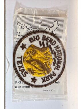 Big Bend National Park Texas Trailblazer Embroidered Patch 3" Round New Sealed M